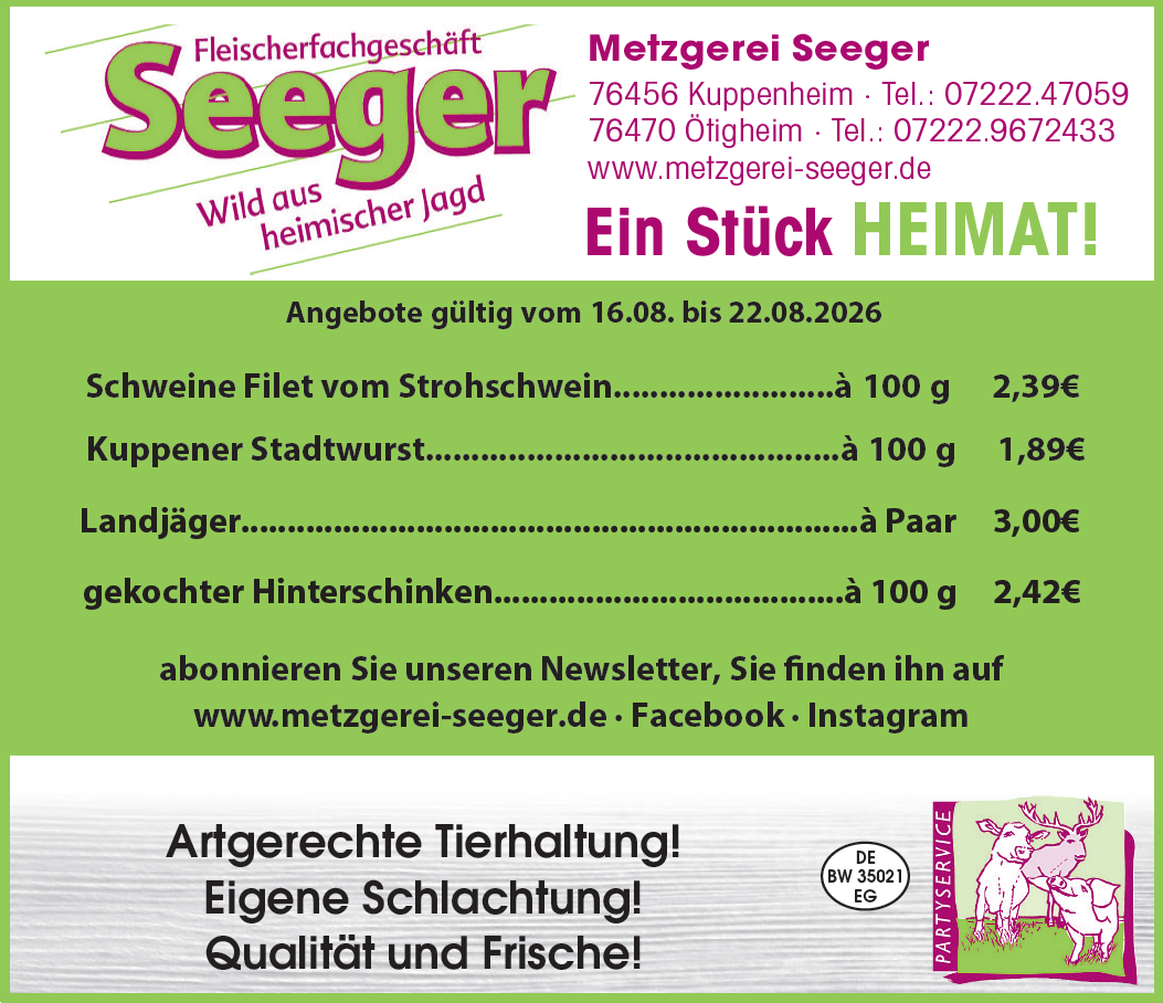 Angebote der Woche